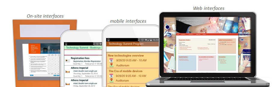 screenshot of B-Com Event Technologies